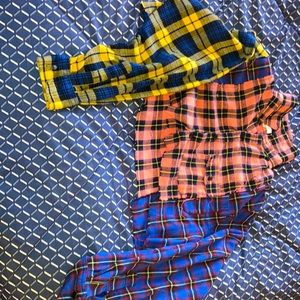 Button up long sleeve crop top